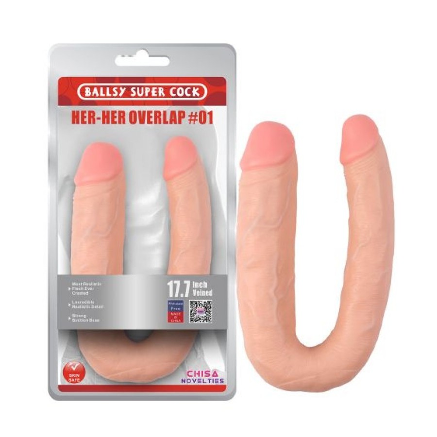 Her-Her Overlap 01 Double dildo - 1
