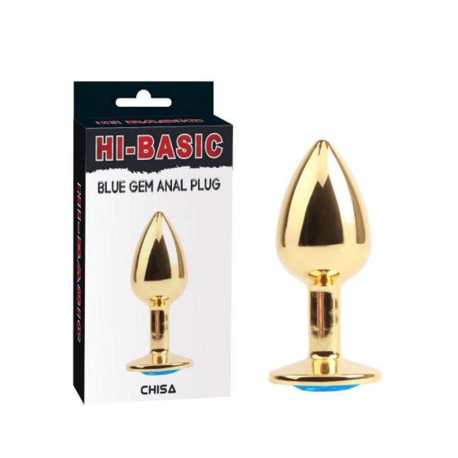 Blue Gem Anal Plug - 1