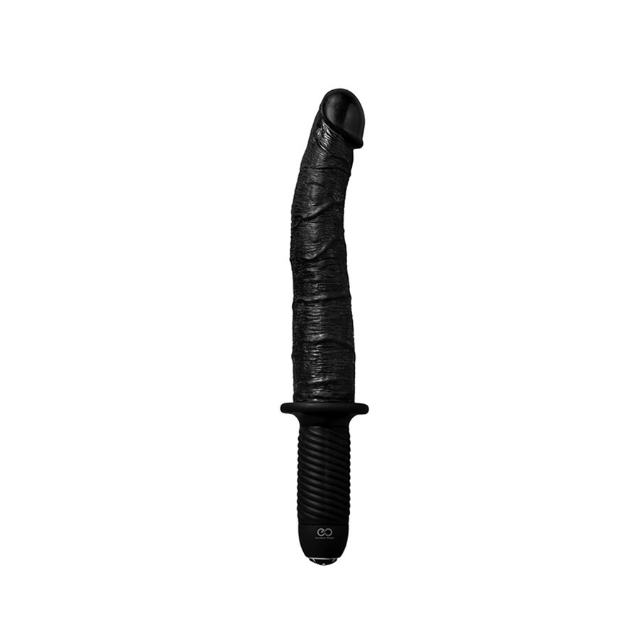 RAMMER 9.5 PVC DUAL MOTORS VIBRATOR BLK - 1
