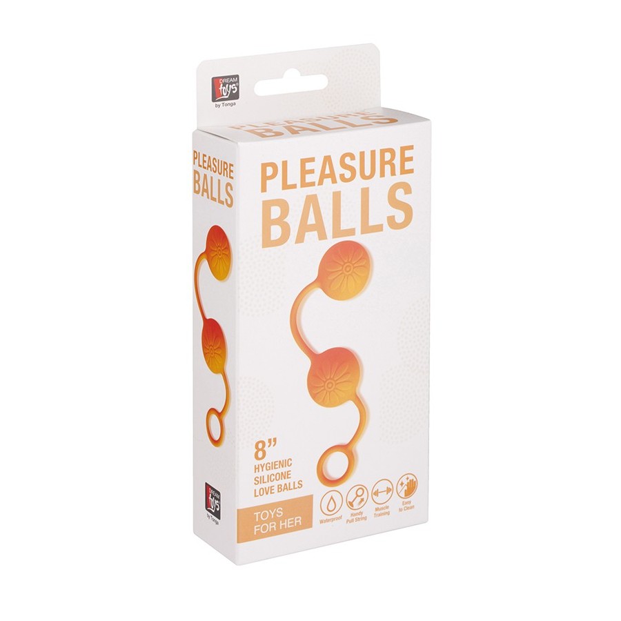 DREAM TOYS PLEASURE BALLS ORANGE - 1
