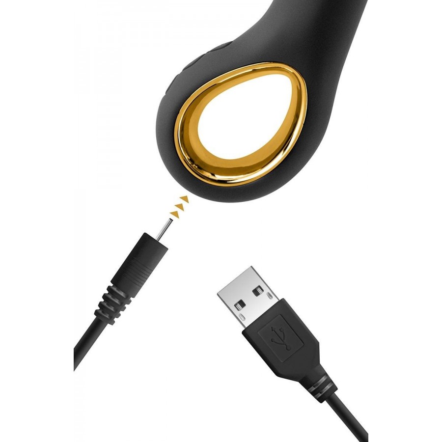 Vibromasseur rabbit My Duchess Black Empire USB - 2