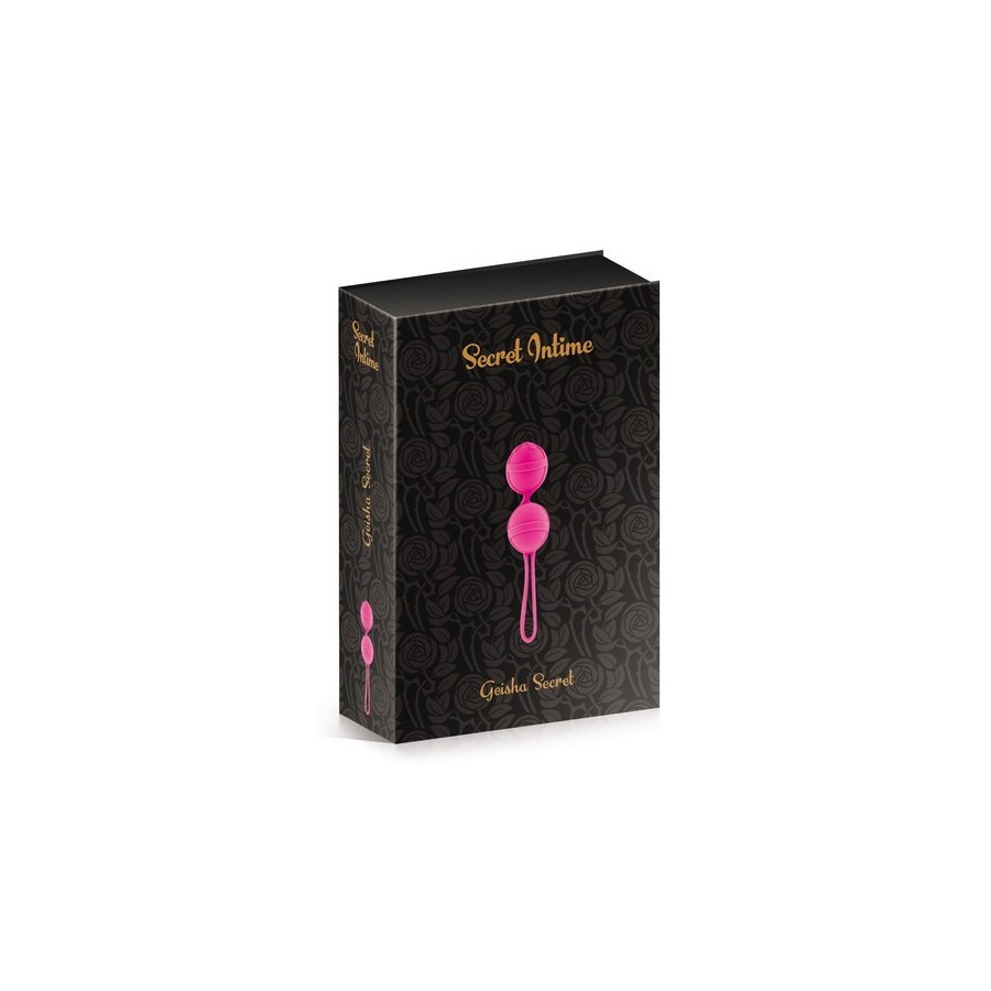 Boules de Geisha fuchsia Secret Intime - 2