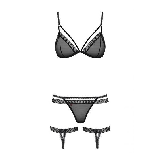 855-SEA-1 3 pcs set color: black - 3