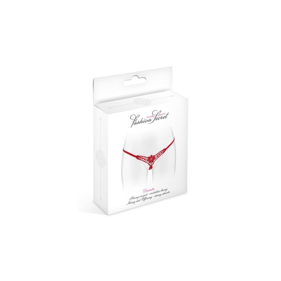 String rouge ouvert Danuta Fashion Secret - 2