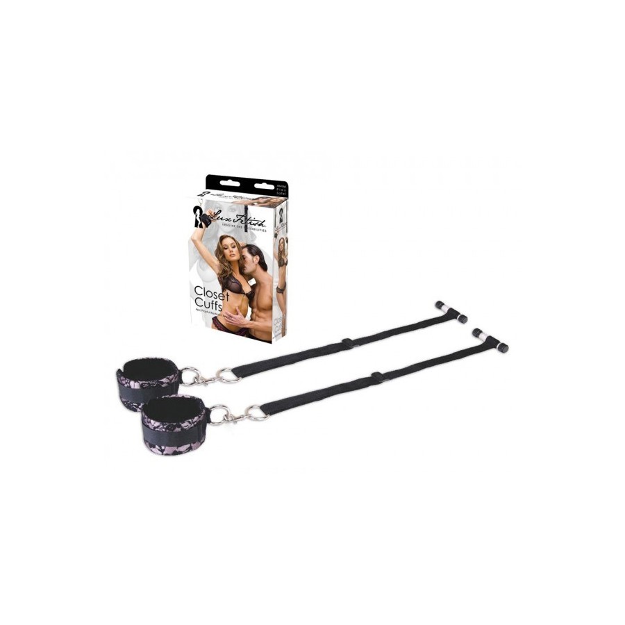 LUX FETISH Closet Cuffs black - 1