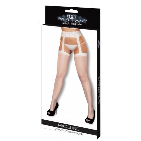 HOT FANTASY Stockings Madeline Straps-Strumpfhose weiß - 3