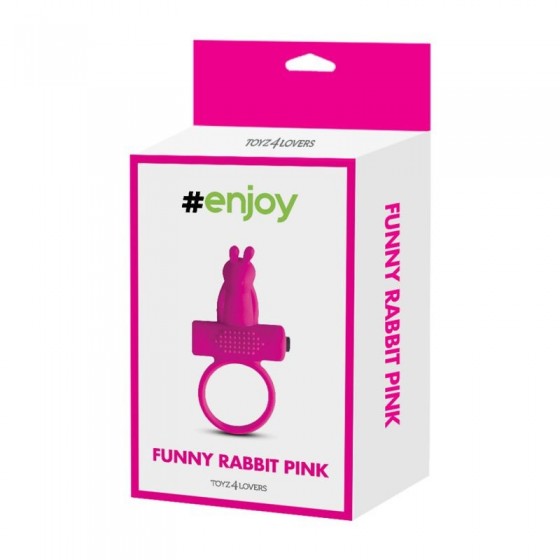 Vibrating Cock Ring with rabbit Pink - 3