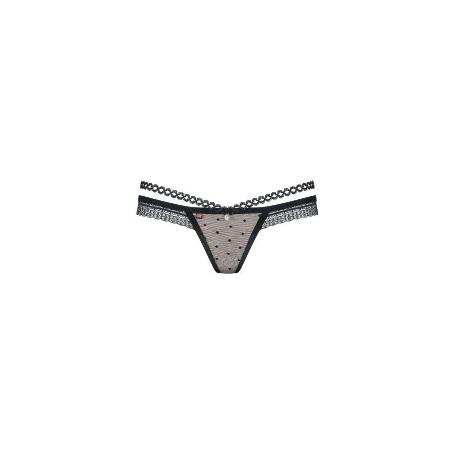 876-THO-1 thong color: black - 2