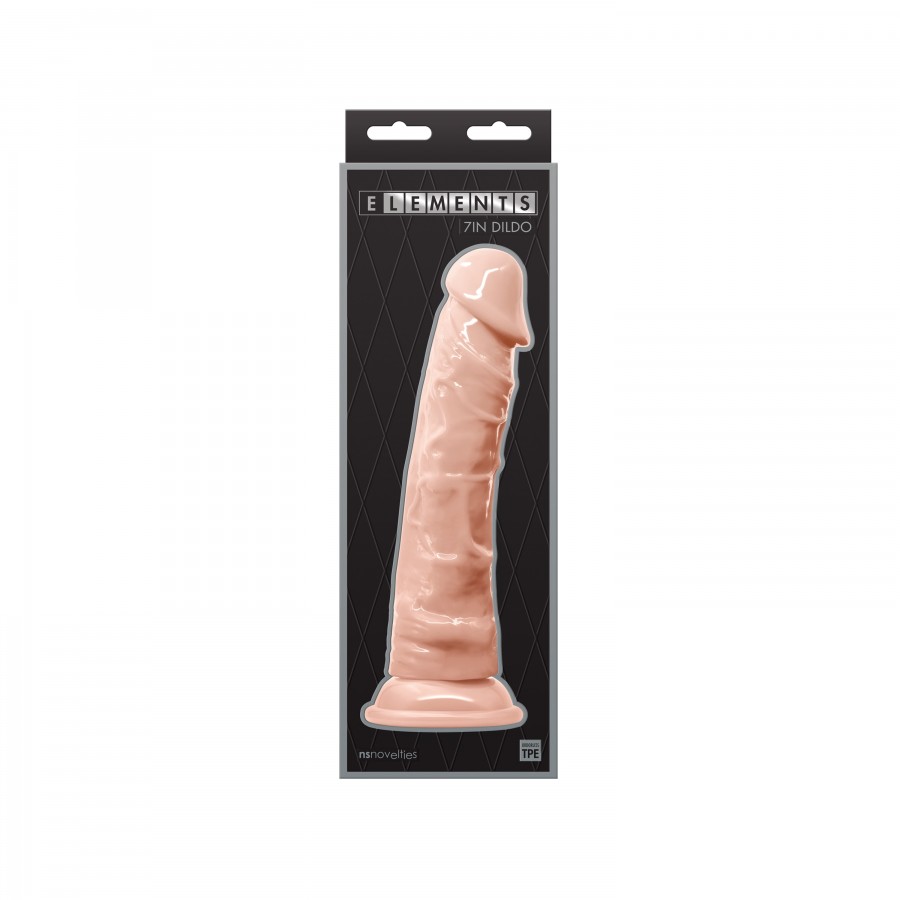 NS Novelties – Elements 7 Inch Dildo (Light Flesh) - 1