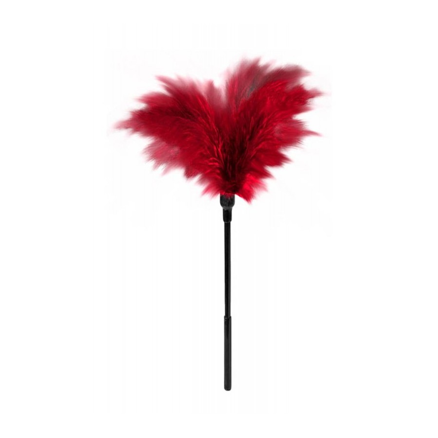 GP SMALL FEATHER TICKLER RED - 2
