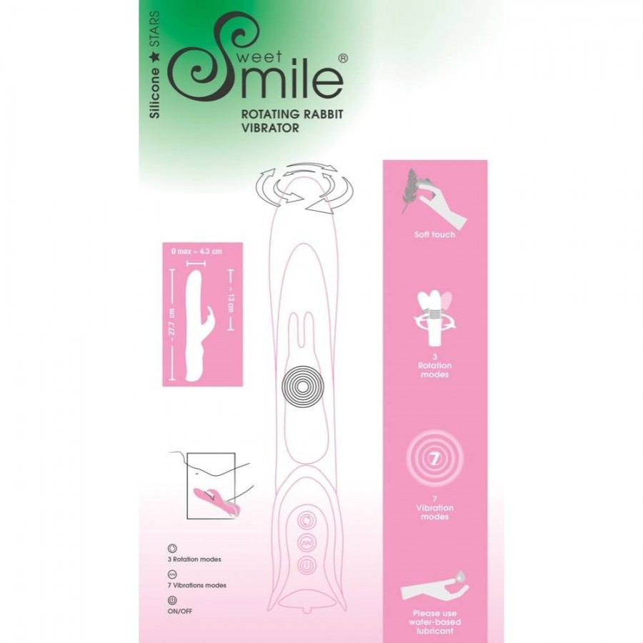 Sweet Smile Rotating Rabbit Vibe - 5
