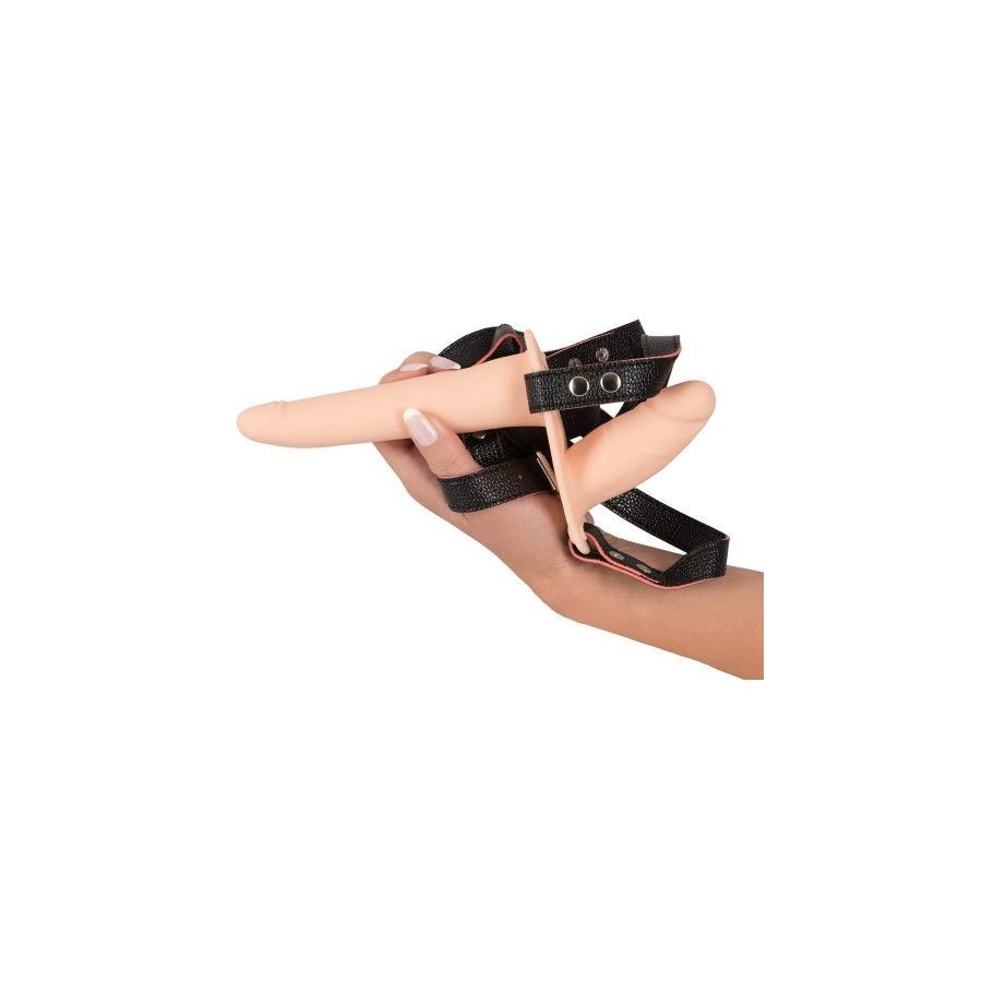 Vibrating Double Strap-On - 3