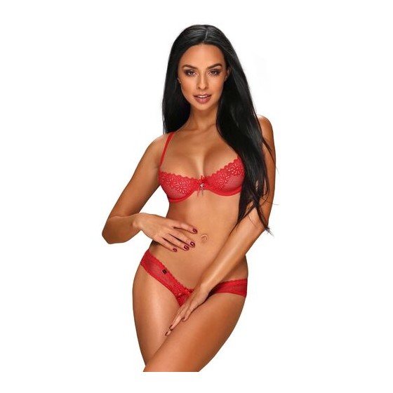 OBSESSIVE Σετ σουτιεν κιλοτακι κοκκινο