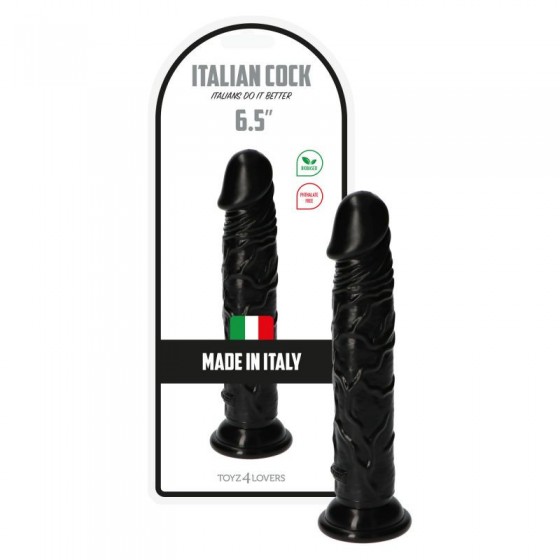 Ομοιωμα dildo μαυρο χρωμα 16,5cm