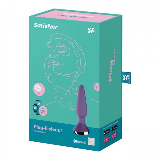 SATISFYER Plug-ilicious 1 μωβ