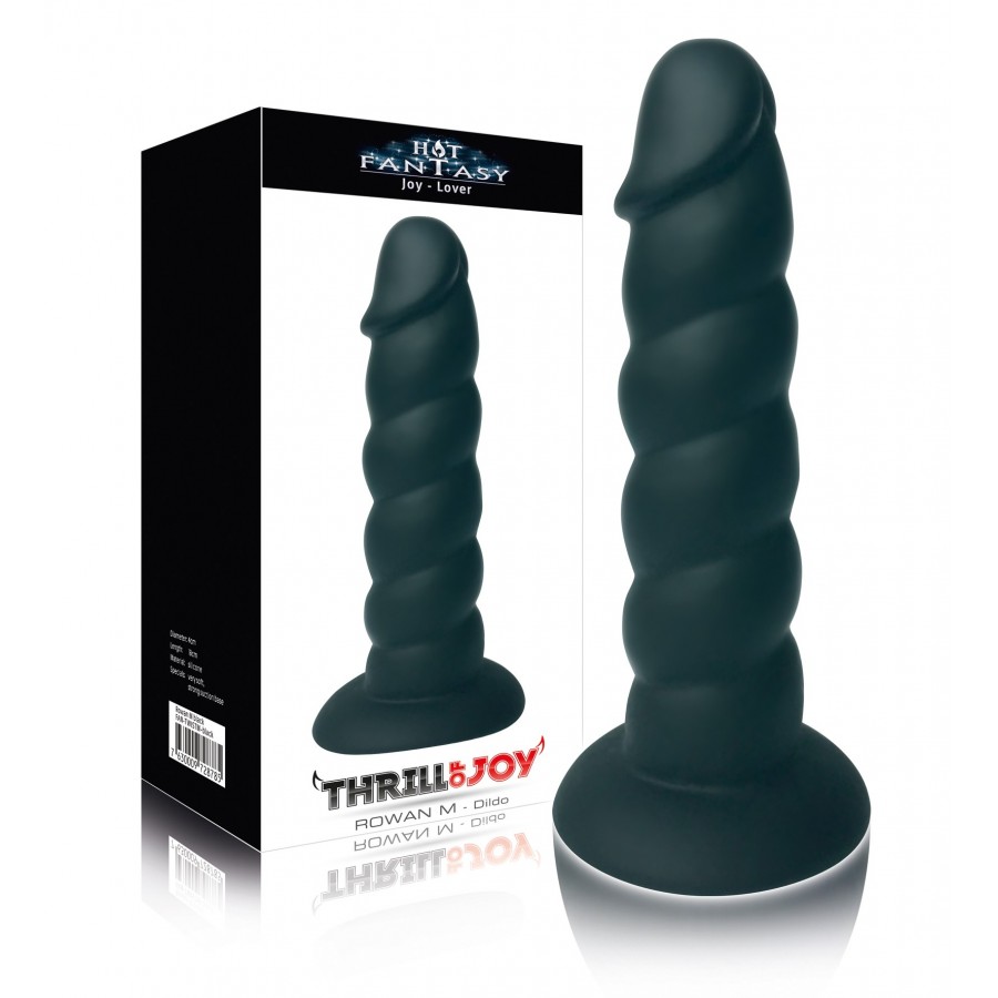 HOT FANTASY Thrill of Joy Rowan Dildo M black - 1