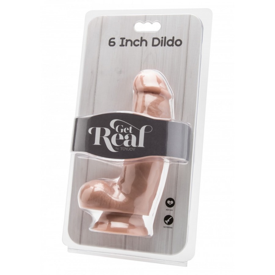 TOY JOY - DILDO 6 INCH WITH BALLS SKIN - 2