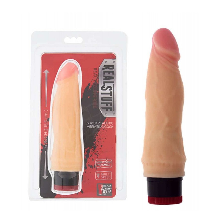 REALSTUFF MULTISPEED VIBRATOR 6INCH - 1