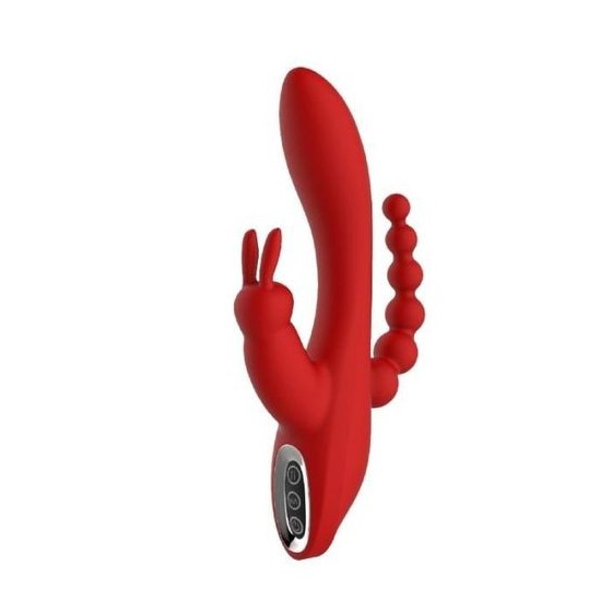 Dream Toys - Red Revolution Hera rabbit vibe 14,5cm - 1
