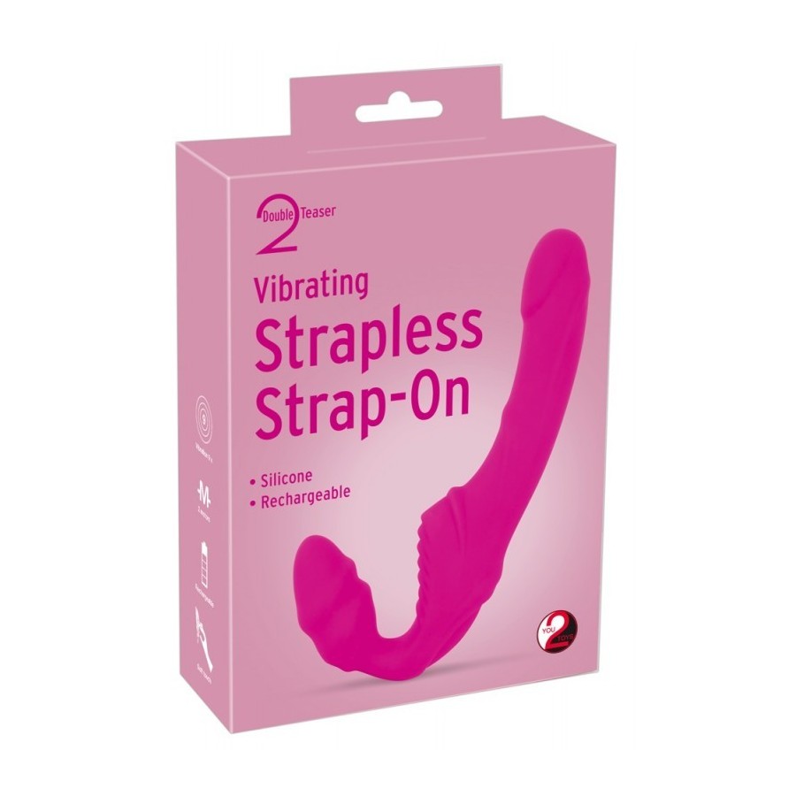 Vibrating Strapless Strap-on - 1