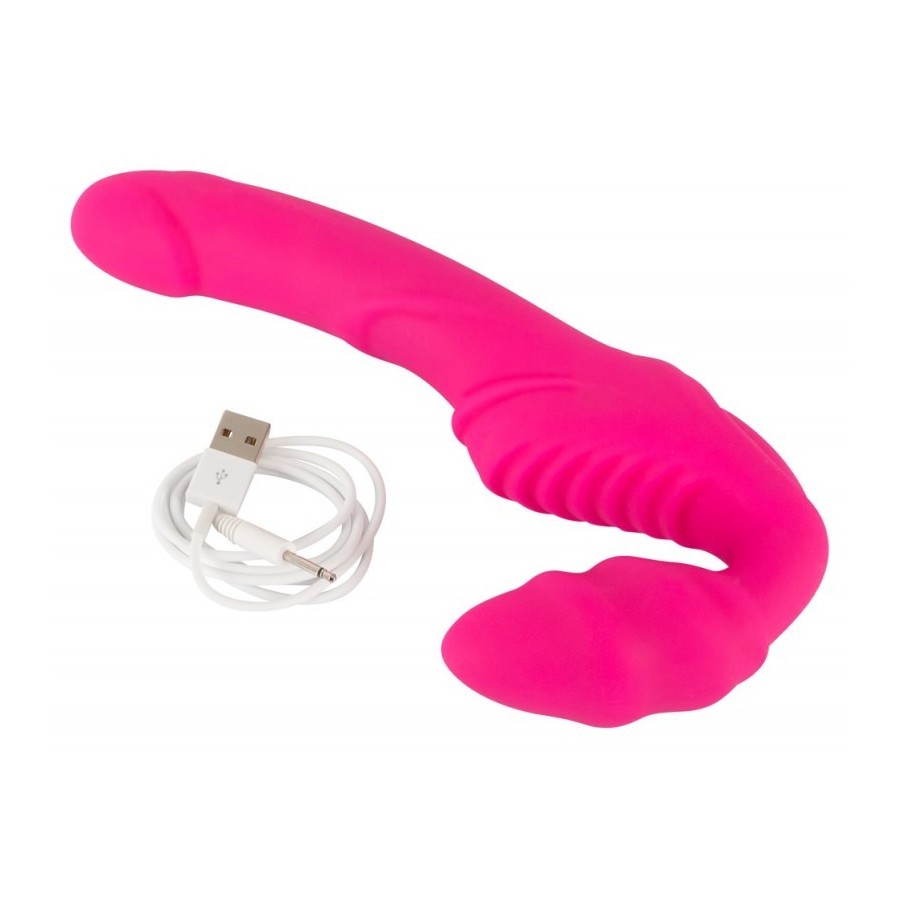 Vibrating Strapless Strap-on - 3