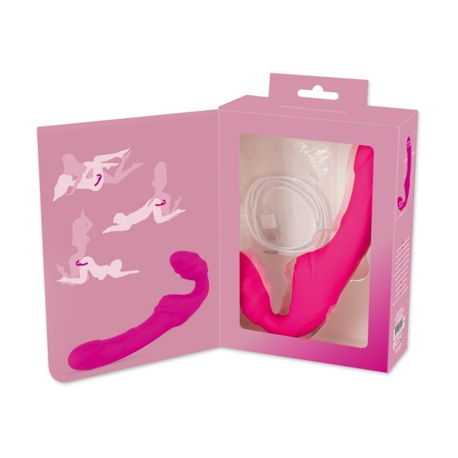 Vibrating Strapless Strap-on - 4