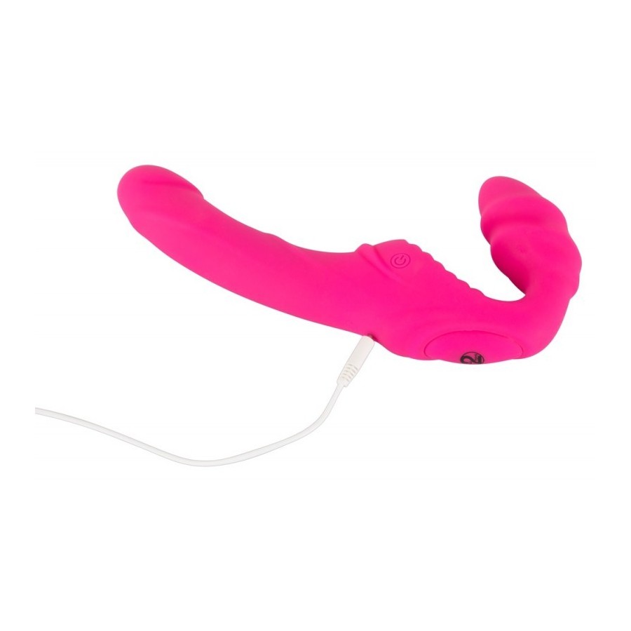 Vibrating Strapless Strap-on - 5