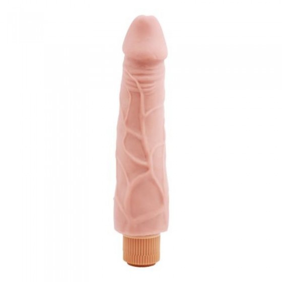 Greedy Guy Flesh Vibrating Dildo - 4