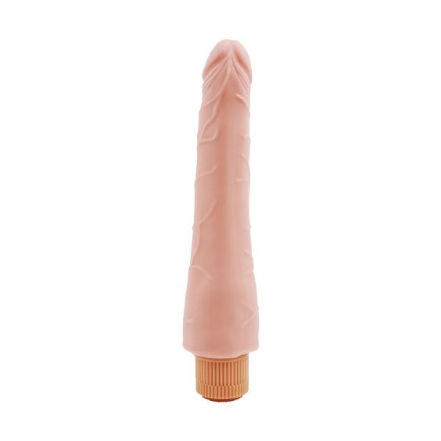 Flirtation Flesh Vibrating Dildo - 3